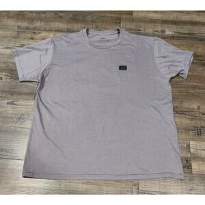 Avid Mens Fishing Tshirt Grey Size XL Avid Logo With Camo. 2127
